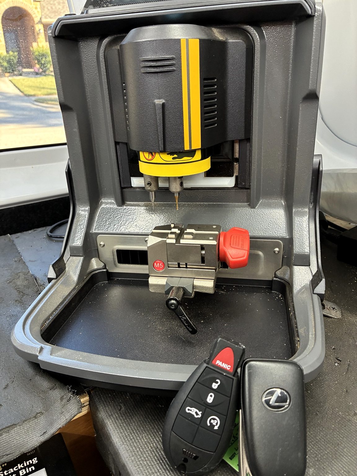 IK7 Locksmith branded service van serving Caddo Mills Texas